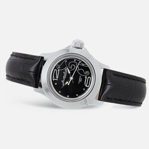 VOSTOK MECHANICAL WOMEN'S WATCH BLACK 051343 Diver Style /Russian used